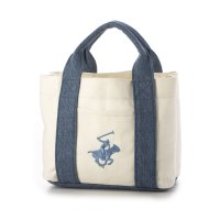 ADPOSION/アドポーション ADPOSION 【BEVERLY HILLS POLO CLUB / ビバリーヒルズポロクラブ】16ozキャンバスロゴ刺繍ミニトートバッグ/507783571