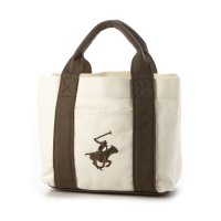 ADPOSION/アドポーション ADPOSION 【BEVERLY HILLS POLO CLUB / ビバリーヒルズポロクラブ】16ozキャンバスロゴ刺繍ミニトートバッグ/507783571