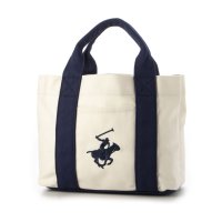 ADPOSION/アドポーション ADPOSION 【BEVERLY HILLS POLO CLUB / ビバリーヒルズポロクラブ】16ozキャンバスロゴ刺繍ミニトートバッグ/507783571
