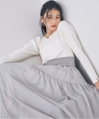 PROPORTION BODY DRESSING/ウエストシャーリングニットドッキングワンピース/507724969