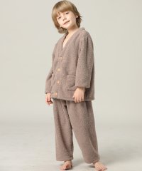 TeddyShop/テディショップ Teddyshop キッズ 長袖テディなモコモコ前開きパステルルームウェア 上下2点セット/507783490