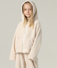 TeddyShop/テディショップ Teddyshop キッズ 長袖テディなモコモコフード付きジップルームウェア 上下2点セット/507783491