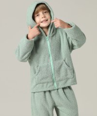 TeddyShop/テディショップ Teddyshop キッズ 長袖テディなモコモコフード付きジップルームウェア 上下2点セット/507783491