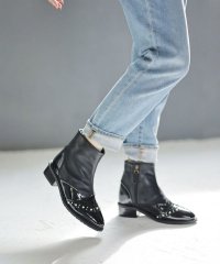 SESTO/セスト SESTO パール×ウイングチップショートブーツ/507783974