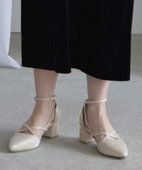 metoi/メトワ metoi クロスストラップ チャンキーヒール パンプス オケージョン お呼ばれ 綺麗目 フォーマル 結婚式 二次会 お呼ばれ 謝恩会 パーティー/507784114