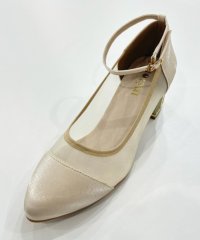metoi/メトワ metoi グリッター チャンキーヒール シアー パンプス オケージョン お呼ばれ 綺麗目 フォーマル 結婚式 卒業式 謝恩会/507784117