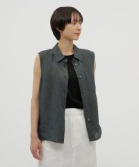MARGARET HOWELL/LINEN CHAMBRAY SHIRT/507784402