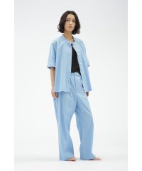 MARGARET HOWELL HOLD GOODS/WIDE STRIPE COTTON LINEN/507784413