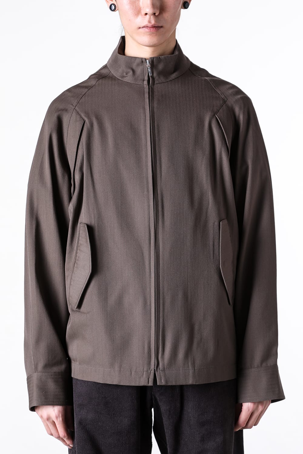 Omar Afridi COATED TRES JACKET【最終価格】 Omar Afridi(オマールアフリディ)のCOATED TRES JACKET(BROWN