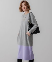 NIJYUSANKU（SMALL SIZE）/【WEB&一部店舗限定カラーあり/洗える】ミラノリブ バイカラーニットワンピース/507785666