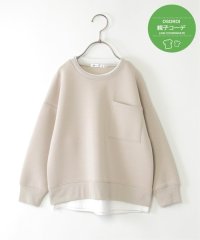 ikka kids/【メディア紹介商品】GOKU楽ダンボールレイヤープルオーバー（120〜160cm）【洗濯機で洗える／親子おそろい】/506867766