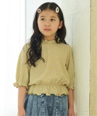 ikka kids/ブラウスライクチェック7分袖プルオーバー（120〜160cm）/506898286