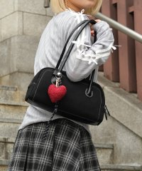 HOOK/フック HOOK 【HOOK】for girls Y2K ロングハンドルハンドバッグ ハートチャーム付き/507786324