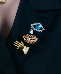 IRIS 47/イリスフォーセブン IRIS47 eye brooch BO124 BO124 ブローチ アクセサリー プレゼント ギフト/507786744