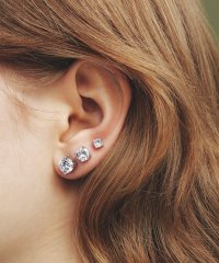 les bon bon/ルボンボン les bon bon princess stud pierce L BOB595 BOB595 ピアス ストーン シルバー925 スタッドピアス/507786746