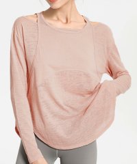 TeddyShop/テディショップ Teddyshop レディース 長袖オフショルレイヤード風ラウンドネックトップス/507787149