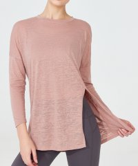TeddyShop/テディショップ Teddyshop レディース 半袖クロップド丈結べるリボンヨガトップス/507787559