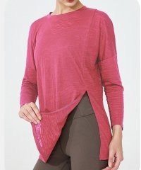 TeddyShop/テディショップ Teddyshop レディース 半袖クロップド丈結べるリボンヨガトップス/507787559