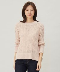 J.PRESS LADIES/【洗える】MIX COLOR SLUB ケーブル ニット/507788456