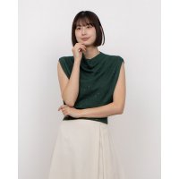 12Twelve Agenda/トゥエルブアジェンダ 12Twelve Agenda ドレープネックフレンチスリーブニットプルオーバー/507022158