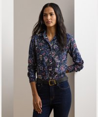 LAUREN RALPH LAUREN/クラシック フィット フローラル コットン ボイル シャツ/507737309