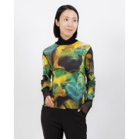 CASANE/カサネ CASANE マーブルペイントメロートップス/507783726