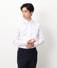 COMME CA ISM MENS/イージーケア　市松柄　ドレスシャツ/507784180