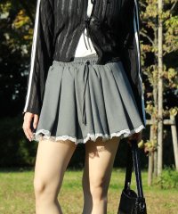 HOOK/フック HOOK 【HOOK】for girls レイヤード風プリーツミニスカート/507787446