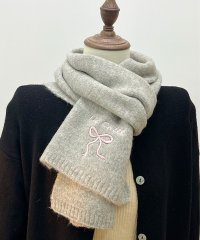 Jasmine Grandiflorum/ジャスミングランディフローラム Jasmine Grandiflorum 【Jasmine】リボン刺繍マフラー/507787454