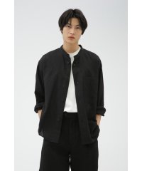 MARGARET HOWELL/DRY WOOL LINEN PLAINWEAVE SHIRT/507788592