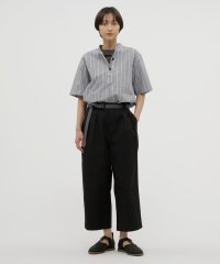 MHL./FINE COMPACT COTTON POPLIN TROUSERS/507788600