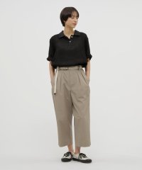 MHL./FINE COMPACT COTTON POPLIN TROUSERS/507788600