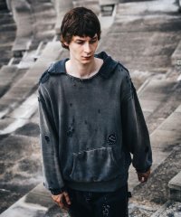 RoyalFlash/SAINT MICHAEL/セントマイケル/HOODIE/DBL FACE/CHARCOAL/507788628