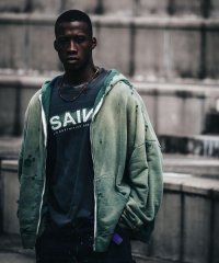RoyalFlash/SAINT MICHAEL/セントマイケル/HOODIE/DBL－FC ZIP/GREEN/507788630