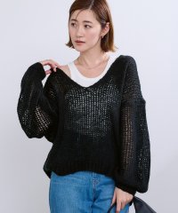 ur's/透かし編みVネックプルオーバー/507788724