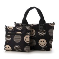 SMILEY FACE/スマイリーフェイス SMILEY FACE 多機能撥水加工ナイロンバッグ/507789187