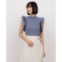 12Twelve Agenda/トゥエルブアジェンダ 12Twelve Agenda スパンコールラメギャザースリーブニットプルオーバー/507789241