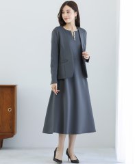 EMILYAN/エミリアン Emilyan 無敵のワンピース＆ジャケットセット【洗濯機OK♪UVカット！全方位ストレッチ♪軽い着心地♪】ハイストレッチダンボールニット・ノーカラ/507789390