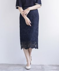 WHITE JOOLA/ホワイトジョーラ WHITE JOOLA スカラップレースロングタイトスカート/507789397