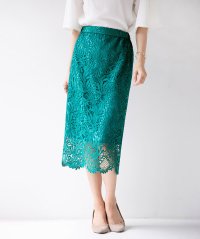 WHITE JOOLA/ホワイトジョーラ WHITE JOOLA スカラップレースロングタイトスカート/507789397