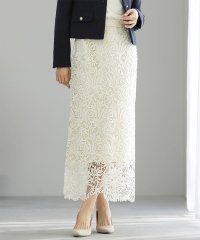 WHITE JOOLA/ホワイトジョーラ WHITE JOOLA スカラップレースマキシロングタイトスカート/507789398