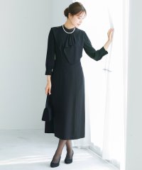 WHITE JOOLA/ホワイトジョーラ WHITE JOOLA 慶事・弔事【洗濯機可！接触冷感！ストレッチ！防シワ！】ドレープデザイン細見えワンピース/507789401