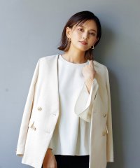 WHITE JOOLA/ホワイトジョーラ WHITE JOOLA 【洗える＆防シワ！】金ボタンダブルツイードジャケット/507789403