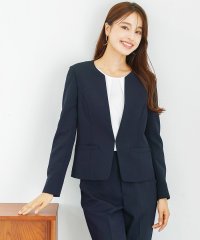 WHITE JOOLA/ホワイトジョーラ WHITE JOOLA ダブルピケクロス・きちんと見えカラーレスジャケット/507789406
