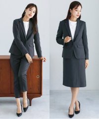 WHITE JOOLA/ホワイトジョーラ WHITE JOOLA 【洗濯可♪ストレッチ♪シワレス♪】テーラードジャケット＆テーパードパンツ＆AラインスカートSET/507789416
