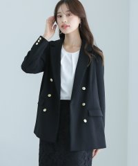 EMILYAN/エミリアン Emilyan 【手洗いできるハイストレッチジョーゼット】WEB限定！金ボタンダブルジャケット/507789428