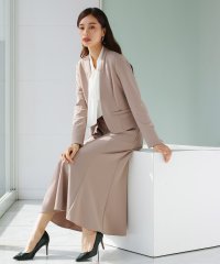 EMILYAN/エミリアン Emilyan あのワーママスーツにスカートタイプが登場！【手洗いできるハイストレッチジョーゼット】WEB限定！カラーレスジャケット＆マーメイドスカ/507789429
