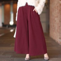 Sawa a la mode/サワアラモード Sawa a la mode 寒さに負けない裏起毛ワイドパンツ/507789524