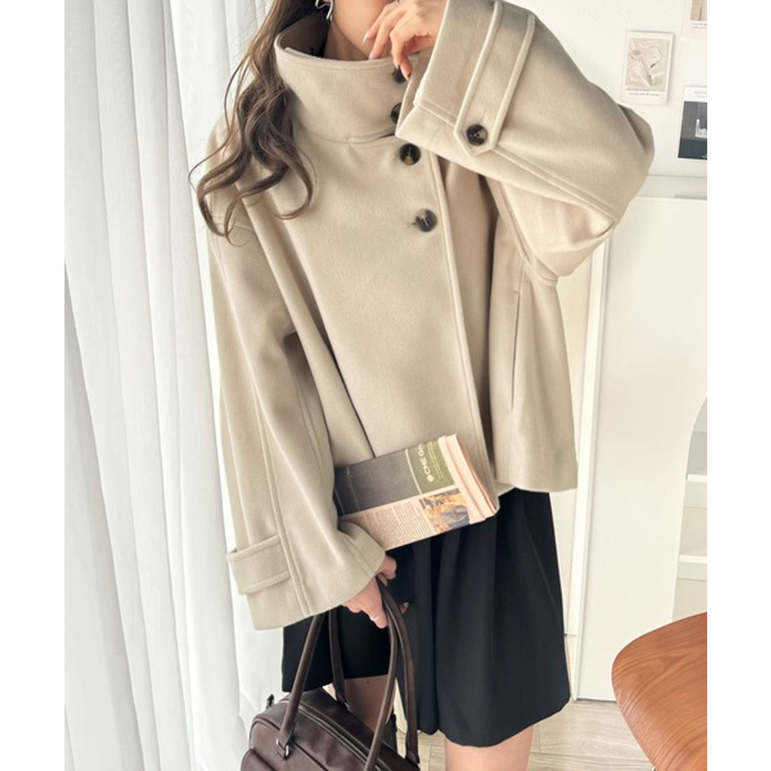 ステンカラーコート(ベージュ)のファッション通販 - d fashion ステンカラーコート(ベージュ)のファッション通販 - d fashion
