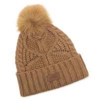 UGG/アグ UGG 帽子 ケーブルビーニー ウィズ ポン ベージュ レディース UGG 10089 CHE/507789608
